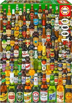 Educa jigsaw puzzle;  Beers;  1000 pcs