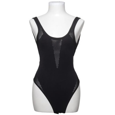 Iets Frans Sport, Sportbody, Größe: S, Schwarz, Elasthan/Polyamid, Mesh #JaP