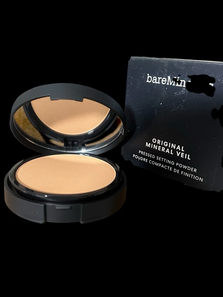 bareMinerals Original Mineral Veil Pressed Setting Powder Sheer Tan ~ New in Box - Image 3 of 4