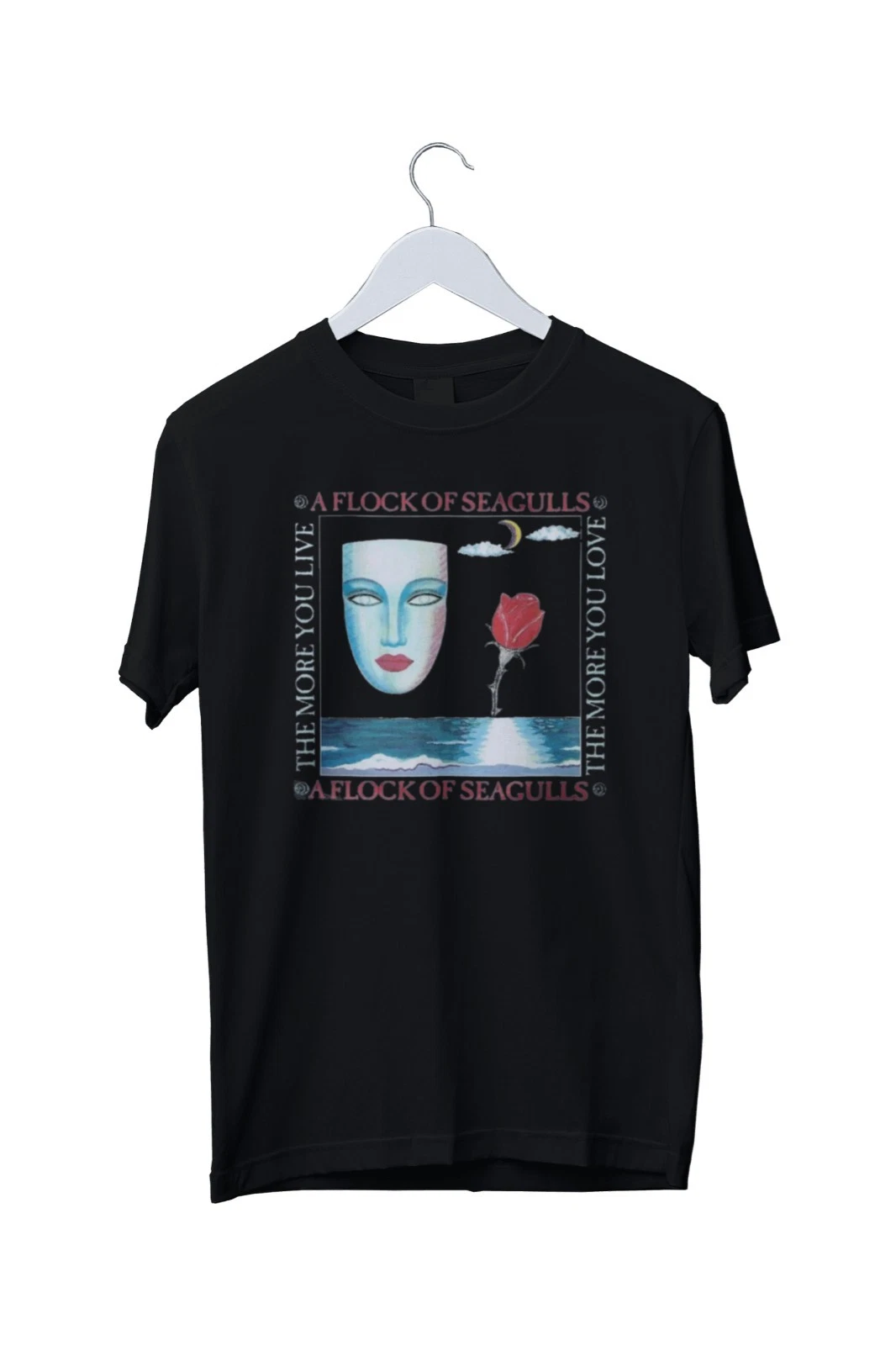 A Flock Of Seagulls Band Graphic Print Unisex T-Shirt Mens S M L XL 2 3 4 XL