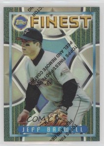 1995 Topps Finest Refractor Jeff Bagwell #117 HOF