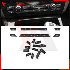 Set 12 Button Key Caps A/C Heater Switch Repair Kit for BMW 5 6 7 F10 F01 F12