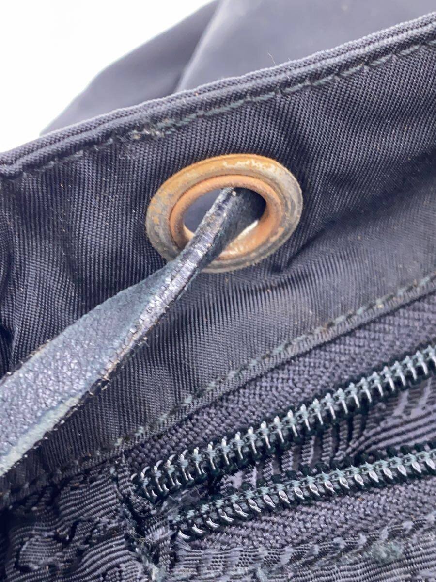 PRADA Drawstring Rucksack Nylon Leather Combinati… - image 7