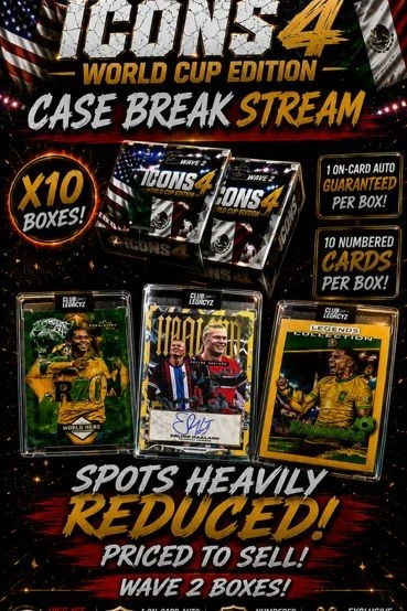 CLUB LEGACYZ CASE BREAK! SPOTS HEAVILY REDUCED