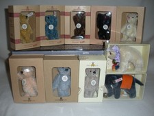 Steiff Membership Bear Lot of 10 1997-2001, 2002-2005, 2006 Bear Elephant