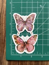 Pink Pretty Cute   Butterfly of Butterflies Stickers - Free Shipping - Magic