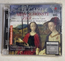 Eccard Mein Schonste Zier Cd NEW Motels And Canticas Through The Liturgical Year