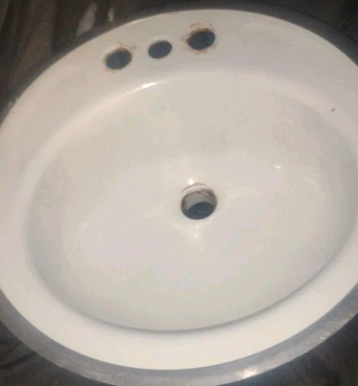 De colección MCM KOHLER HIERRO FUNDIDO/CERÁMICA (18 IN de diámetro) 6,5 lavabo dpth ¡Fregadero DROP!! Foto 2 de 4