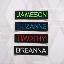 Name Tapes, Military Nametapes, Custom Name Patches, Embroidered Name Tags