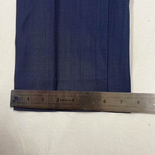 J. Hilburn Pants Men's 33 Blue Vitale Barberis Canonico Wool Made In Portugal - Picture 13 of 15