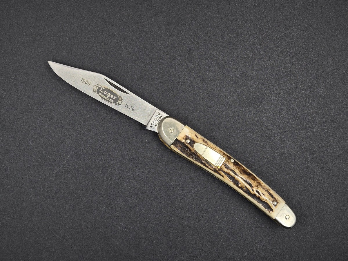 Wilder 'n' Wilder(中古品) Rare Bullet Variation 1974 Puma A.G. Russell Luger 08 Pocket Knife