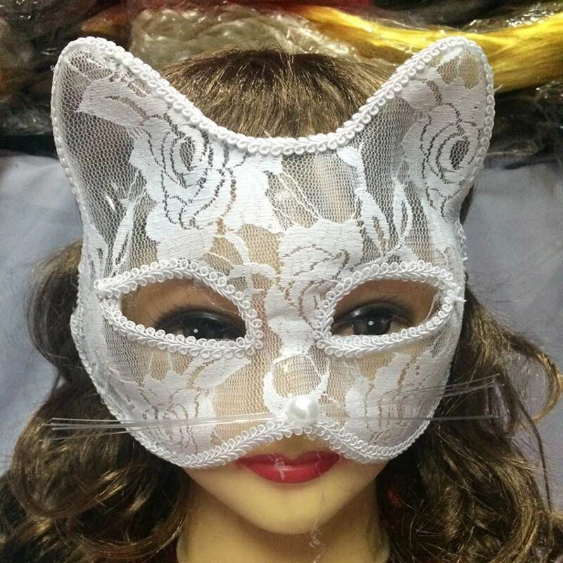 Women Sexy Lace Masquerade Eye Mask Gothic Fancy Dress Party Half Face Masks New - Image 2 of 4