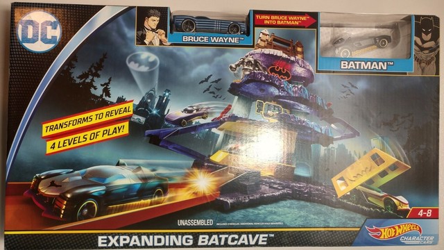 Batman Cave Hot Wheels Dc Comics Batcave Playset Hot Wheels Batman