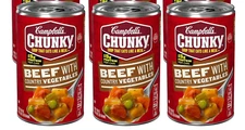 Campbell's Chunky Soup BEEF with COUNTRY VEGETABLES (3 Cans) Ready