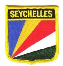Wappen Aufnäher Patch Seychellen Flagge Fahn...