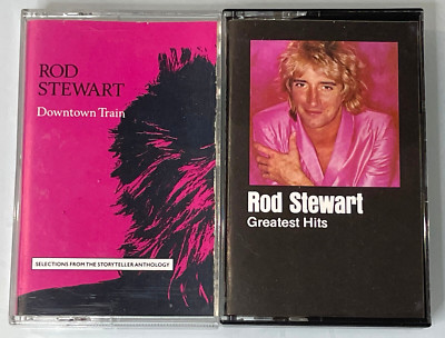 Rod Stewart (2) Cassette Tape: Greatest Hits /Downtown Train 
