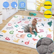 Portable Baby Gym Play Mat Anti-Slip Pad Infant Toddler Activity Crawling Mat
