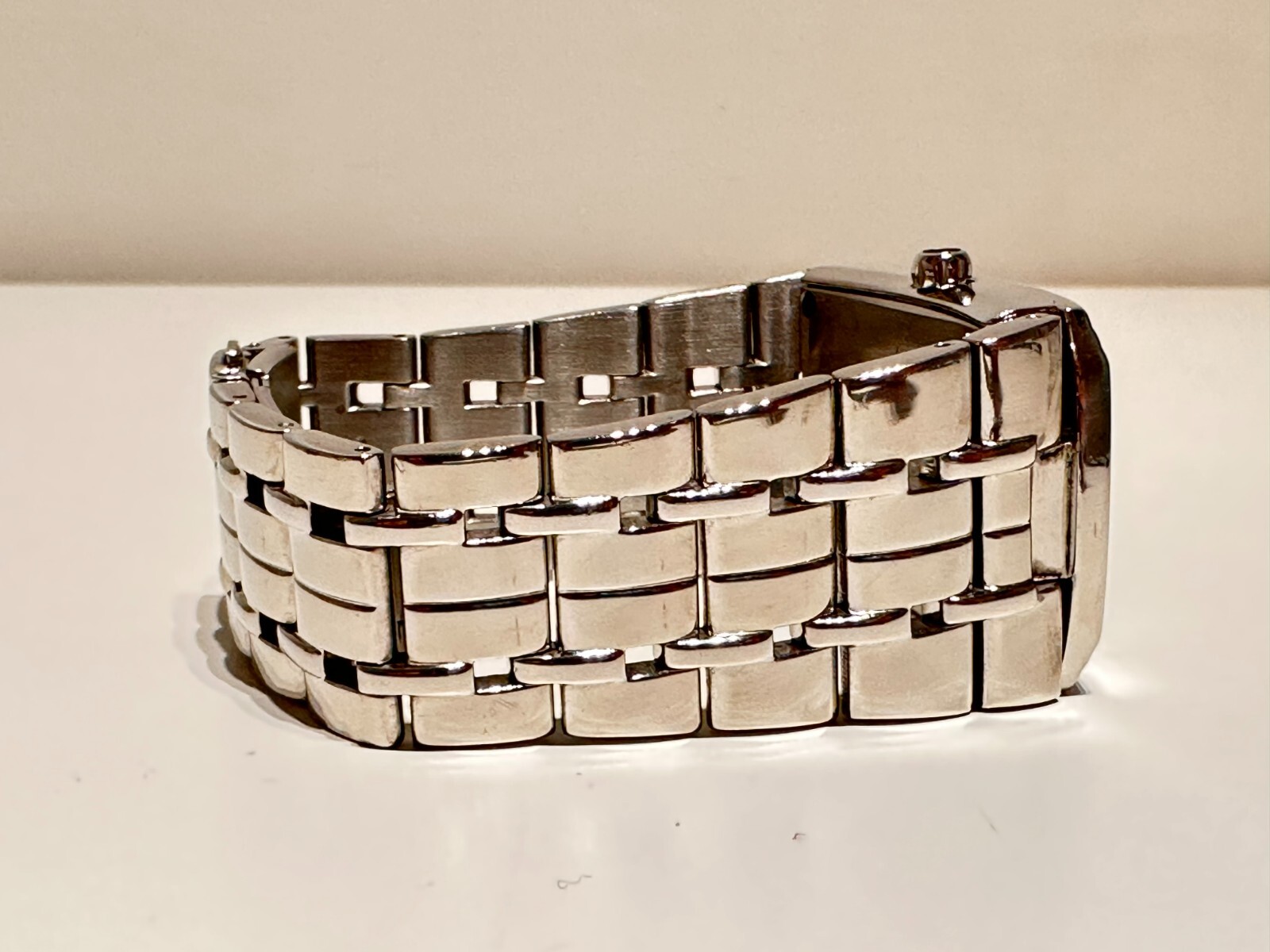 RETRO BEAUTIFUL SOLID ST.STEEL RECTANGLE MEN'S QU… - image 6