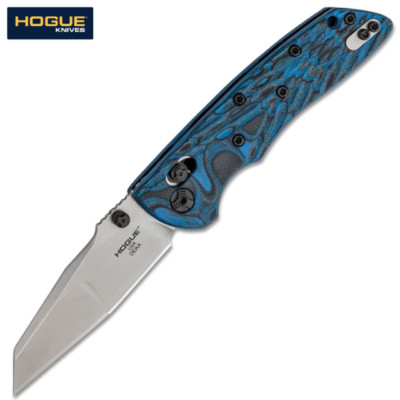 Hogue Deka Folder 3.25'' Wharncliffe Blade Knife - Blue Lava 24263 FAST FREE SHIP