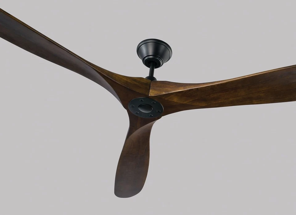 Ventilador de techo exterior Monte Carlo 3MAVR88BK Maverick Super Max Energy Star 88"" Foto 2 de 3