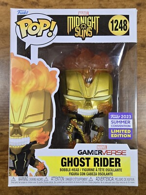 Funko POP! Midnight Suns GamerVerse #1248 GHOST RIDER, 2023 SDCC Limited Excl.
