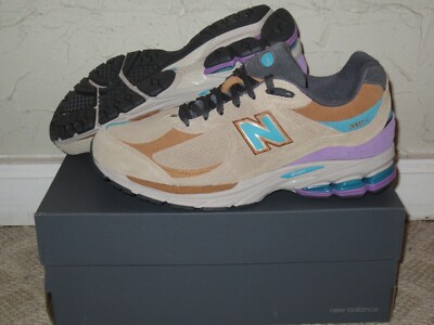 New Balance M2002RWA Incense / Heliotrope Men's Size 10 NEW! 2002R J.Crew Beige