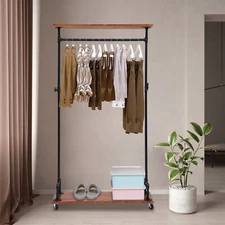 Heavy-Duty Clothes Rack Stand Clothing Display Rack Home Store Organization