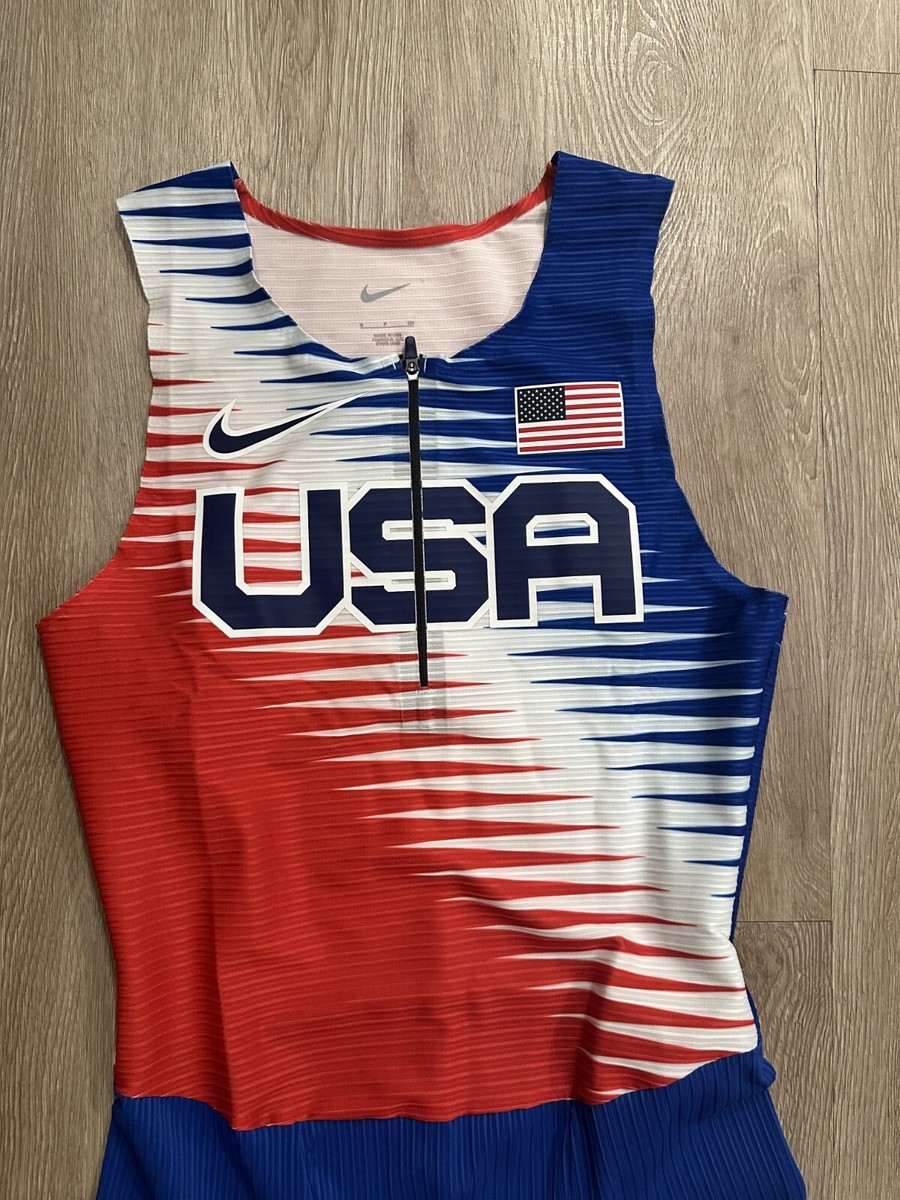 NIKE Pro Elite Team USA Track Speed Suit SIZE S NEW CV0001-636 | eBay
