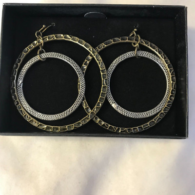Avon Hammered Hoop Earrings 2011