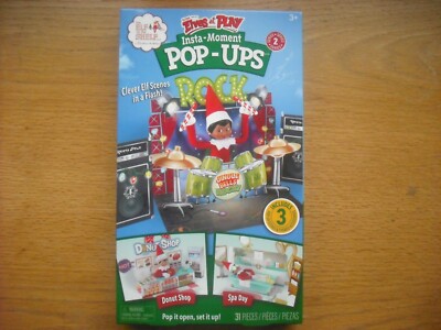 ELF on SHELF New-Sealed Box Pop-Ups Donut Shop Spa Rock Concert FREE SHIPPING