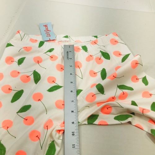 Cat And Jack Girl's Size XXL 18 White Cherry Pants New With Tags - Picture 9 of 10