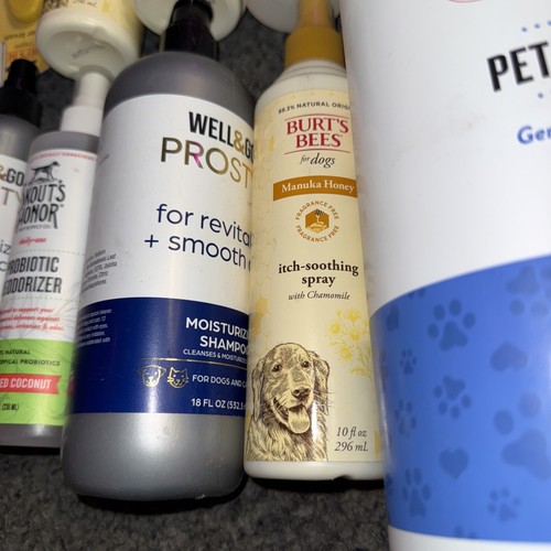 16 Stück Hundepflege Zubehör - Sprays Bürsten Shampoo Conditioner Haarschneidemaschine - Bild 6 von 24