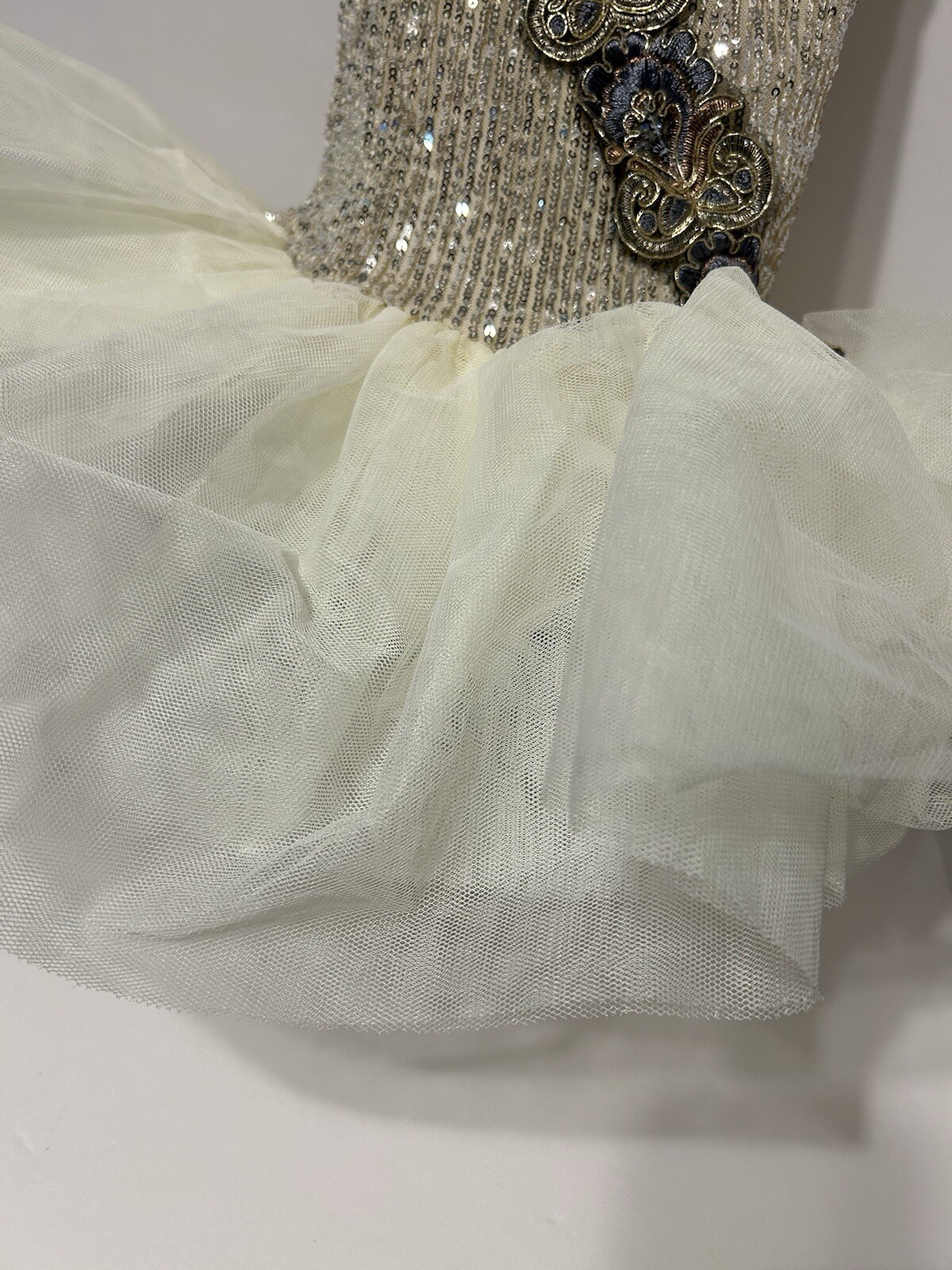 Revolution Dancewear Costume Ivory Size MC - image 7