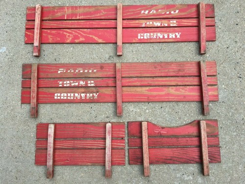 Radio Flyer Wagon Wood Side Rails Slats 