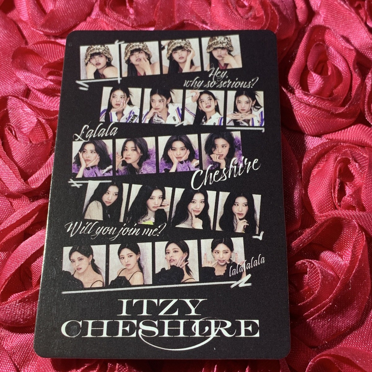 RYUJIN ITZY Black CHESHIRE Edition Celeb K-pop Pretty Girl Photo