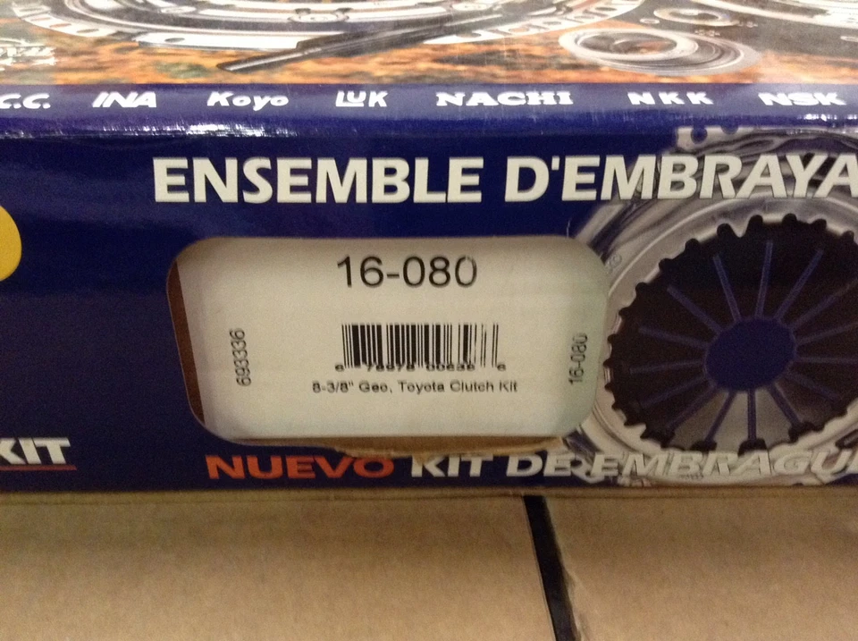 NEW Rhinopac 16-080 Premium Clutch Disc Kit - Fits 91-11 Toyota Scion Chevrolet - Image 2 of 4