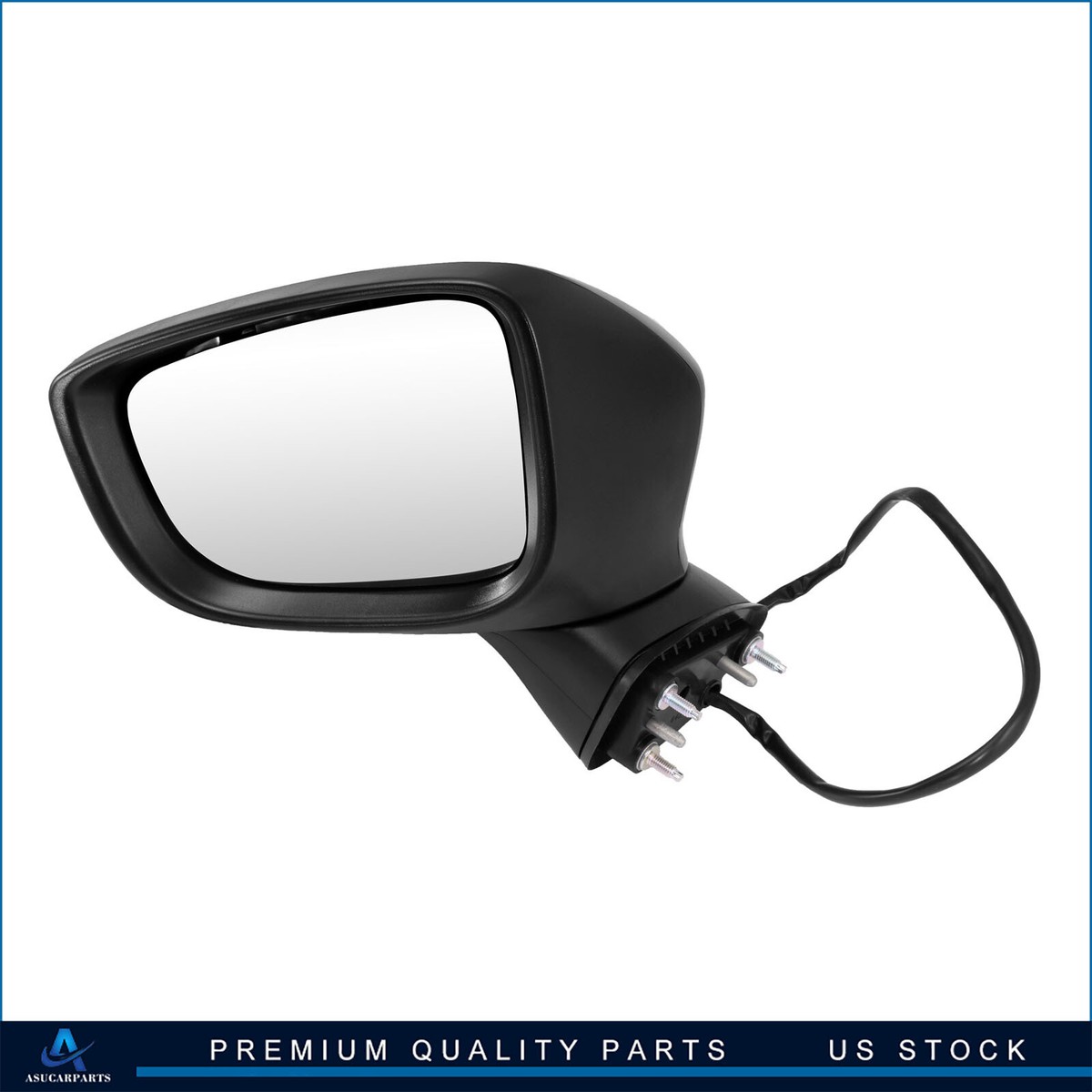 For 2016-18 Toyota YARIS IA Manual Fold Black Power Driver Side