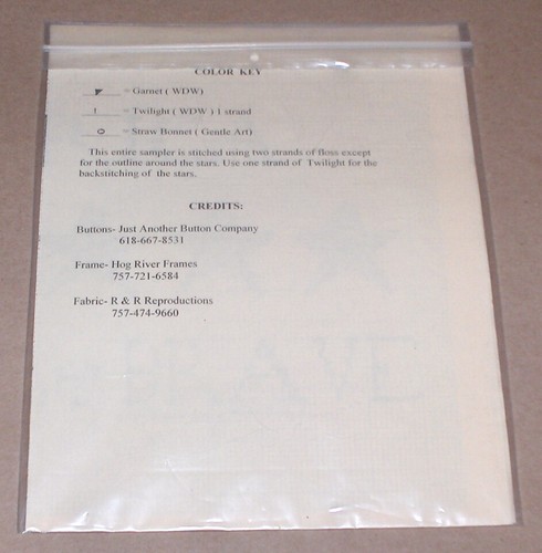 R & R Reproductions "America - Home of the Brave" Cross Stitch Pattern - Picture 2 of 2