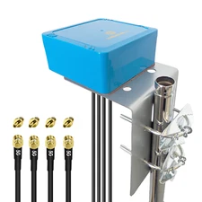 Cellular 5G 4G+ LTE Antenna 4X4 MIMO 700-6000 MHz Omnidirection WIFI 6 M2M IoT