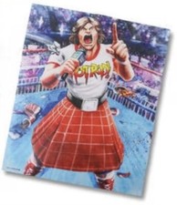 WWE Rowdy Roddy Piper - Official Poster from Collectors Box NEW Sealed Rare WWF