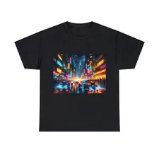 Adult Unisex T Shirt Under Ground Street Racing Tee Neon Japanese Car Y2K Speed