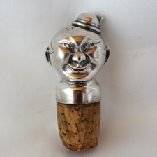 Rar Zierkorken aus 835 Silber Flaschenverschluss / CU 313(29)