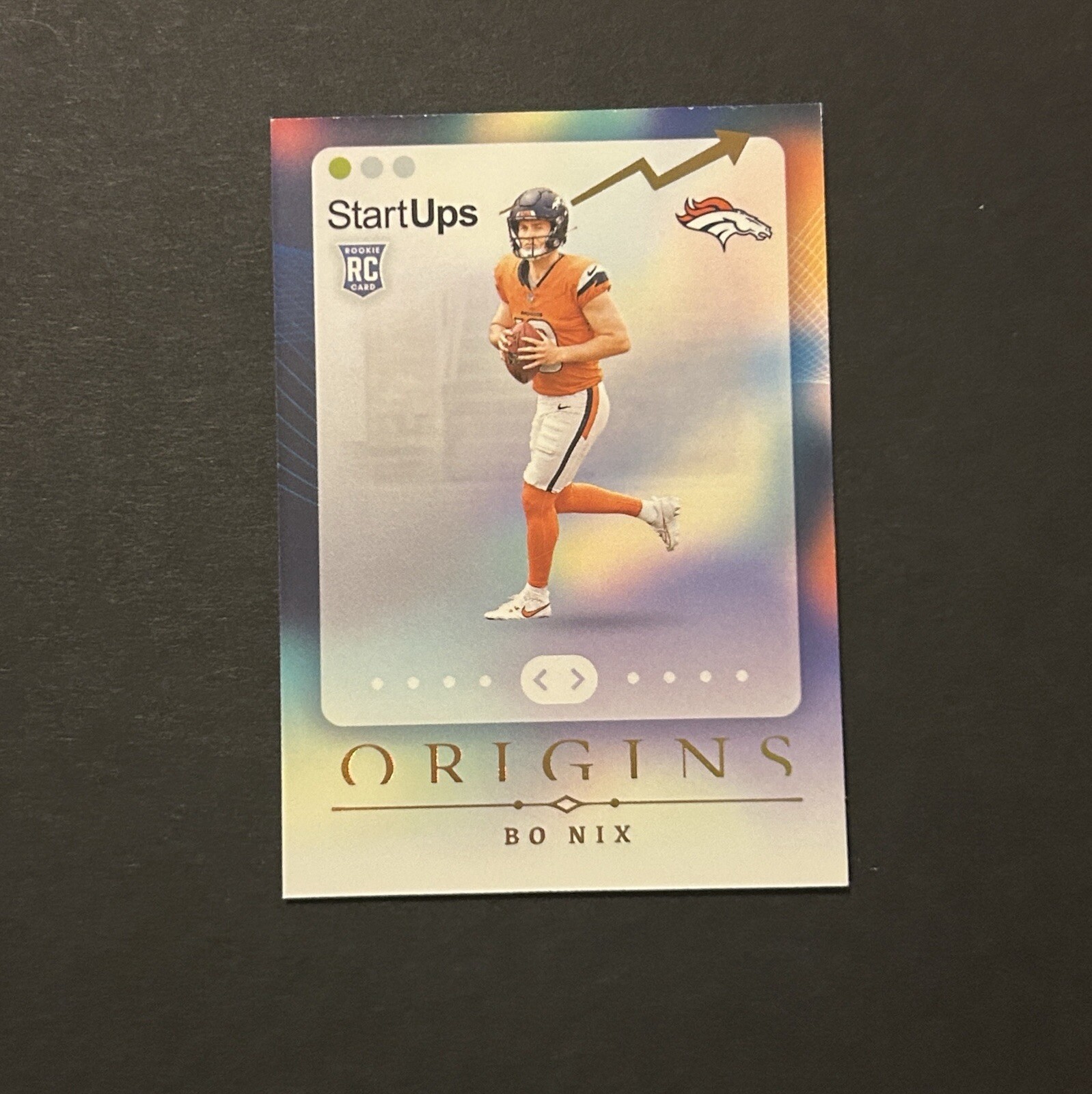 2024 Panini Origins - Bo Nix StartUps #5 Rookie Denver Broncos