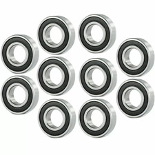 62/32 2RS Rubber Sealed Ball Bearings 32x65x17mm Qty 10.