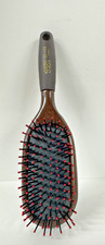 Brush Light Touch , Oval Cushioned Brush red Ball Tipped Bristles, soft handle