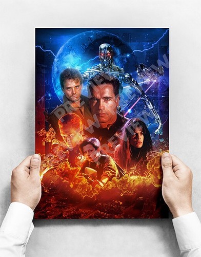 Terminator 2 / Kunstposter - Arnold Schwarzenegger