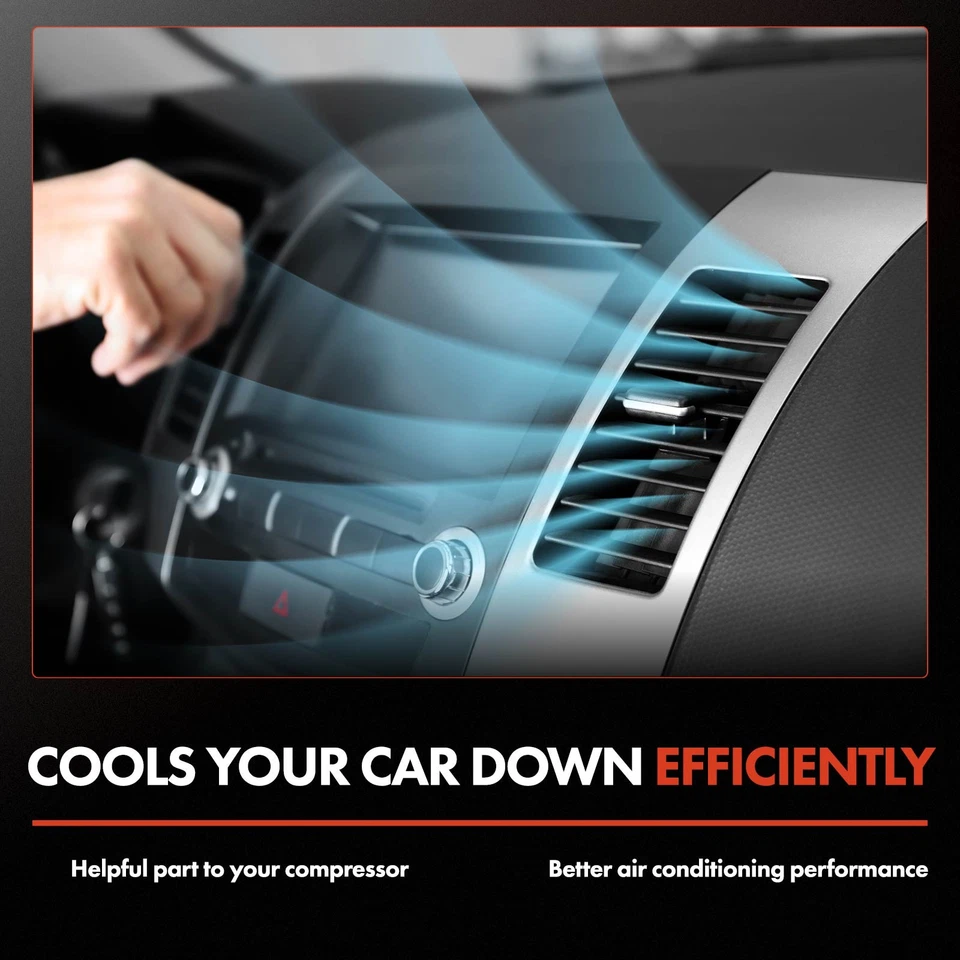 2x Válvula de expansión de aire acondicionado delantera y trasera para Ford Expedition Lincoln Navigator 03-04 Foto 3 de 4