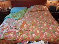Collection 3 Piece Full/Queen Coverlet Bedspread  Shams EUC
