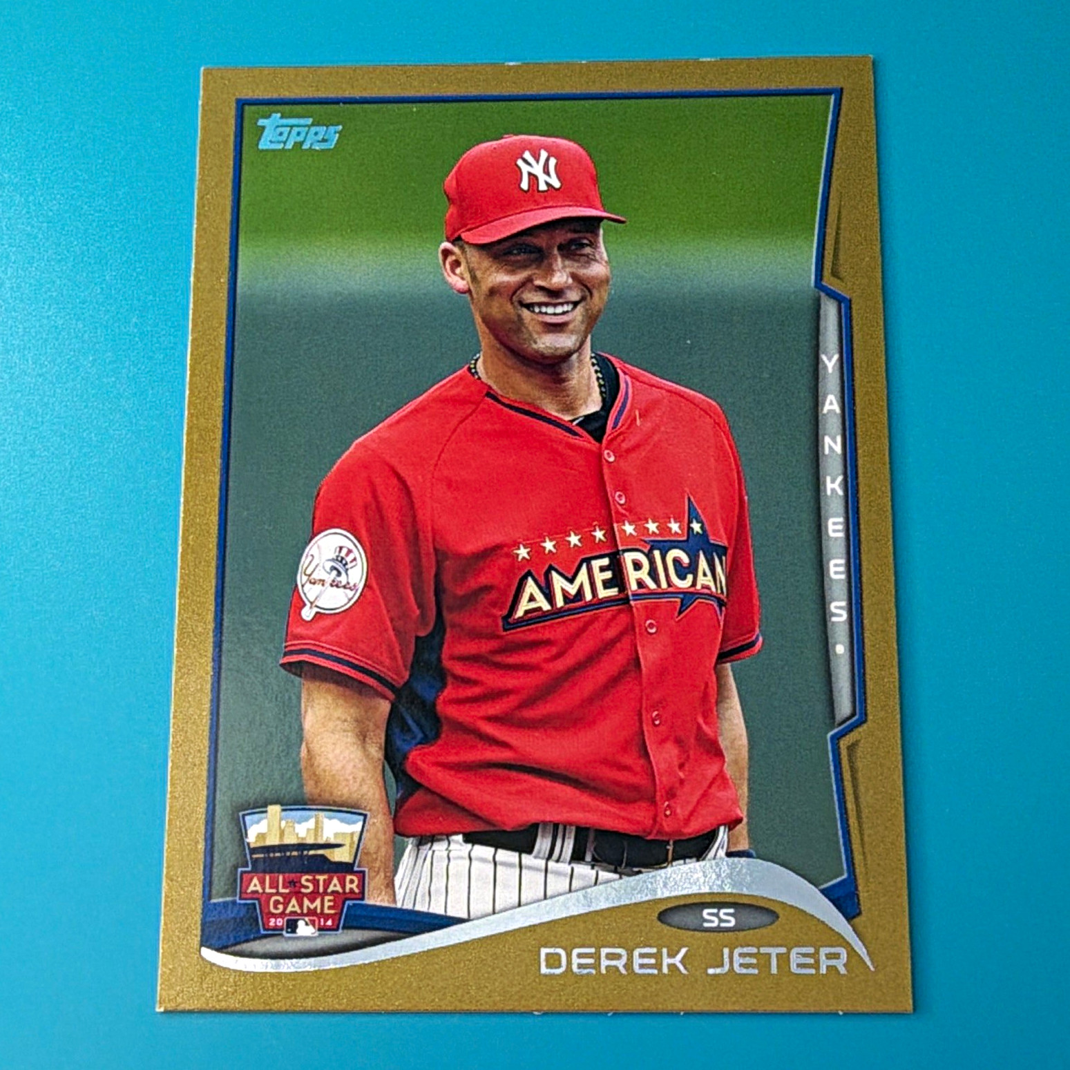 Topps 2014 Update All-Star Derek Jeter Yankees #US-2 Gold /2014