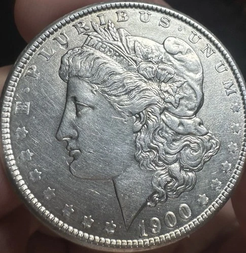 1900 Morgan Silver Dollar Philadelphia Mint $1 Circulated 0.9 Fine